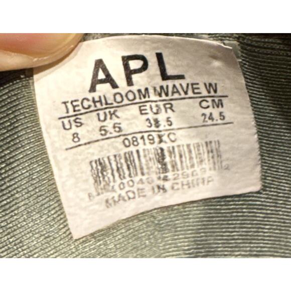 APL Techloom Wave Sneakers Women’s Size 8 Green Slip On Shoes Textured - Picture 10 of 11